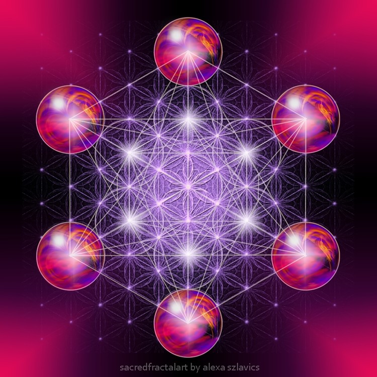 Flower of life and Metatron Cube