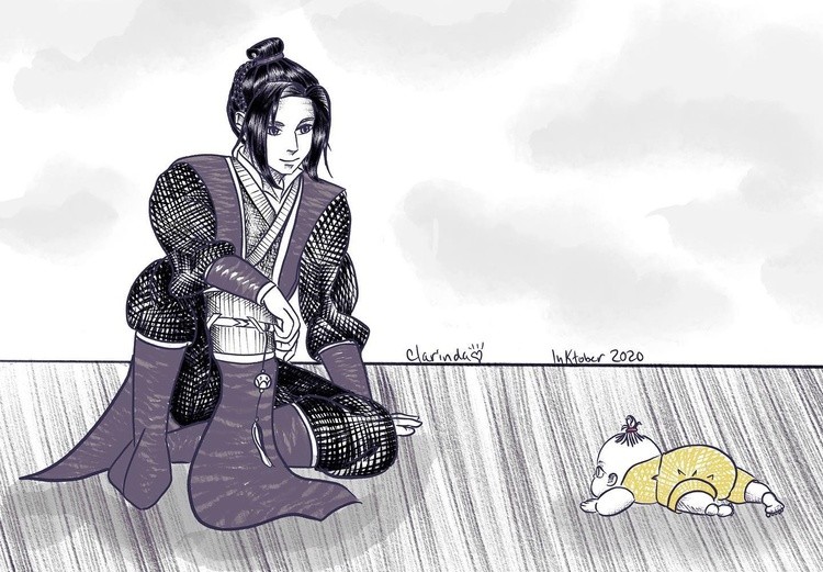 Day 31 Crawl inktober2020 inktober mdzs jiangcheng jinling fanart digitalart