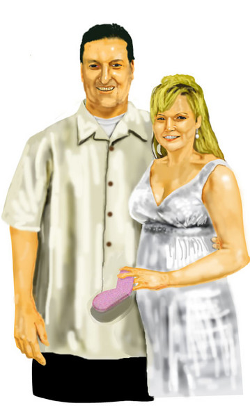 couple for a cake