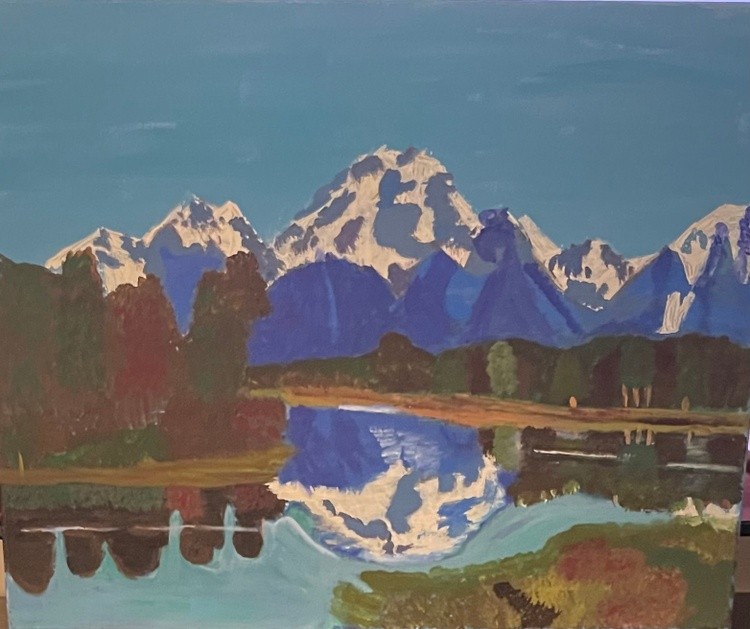 Mountain painting