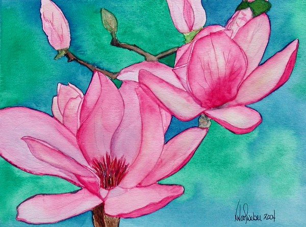 Pink Magnoilias