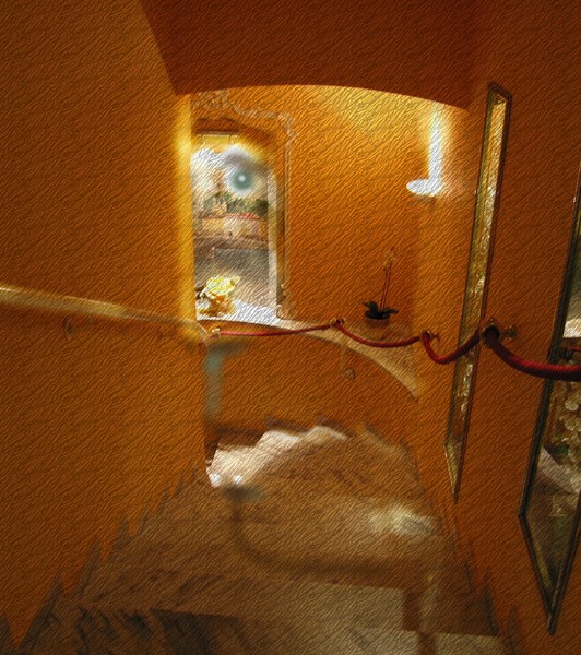 Face in the Stairway
