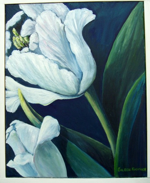 White tulips