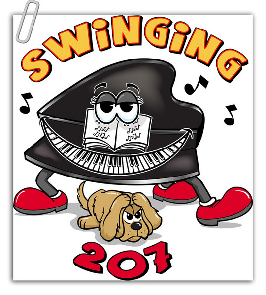 cartoon Piano Logo