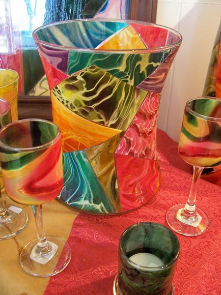 Multi-colored Mosaic Lg. Hurricane