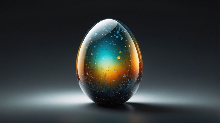 Cosmic Galactic Crystal Image