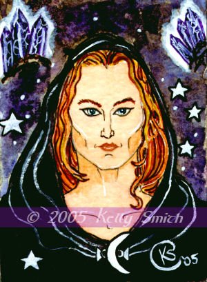 Atlantean Shaman ACEO card
