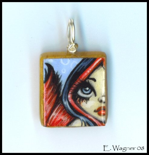 Bright Eyed Mermaid Pendant