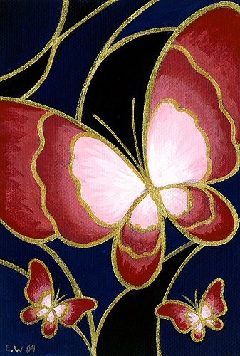 Cloisonne Butterfly 1
