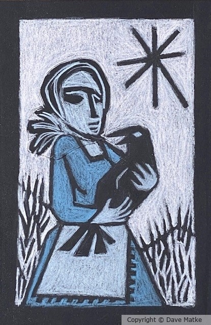 woman with bird