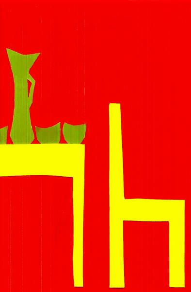 Pottery and Furniture, 3 in x 5 in 