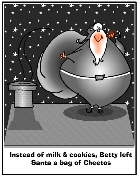Santa Loves When They Leave Cheetos