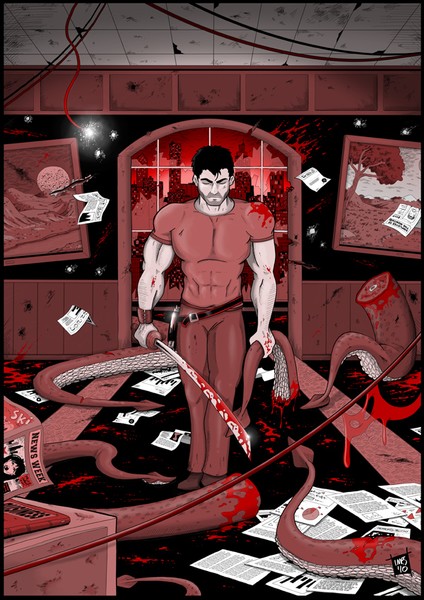 Archietomorph - Comic Book Page (colour)