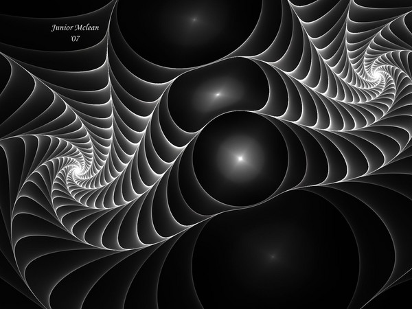 Black & White Spiral Tubes
