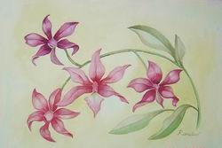 Original watercolor Ramilya