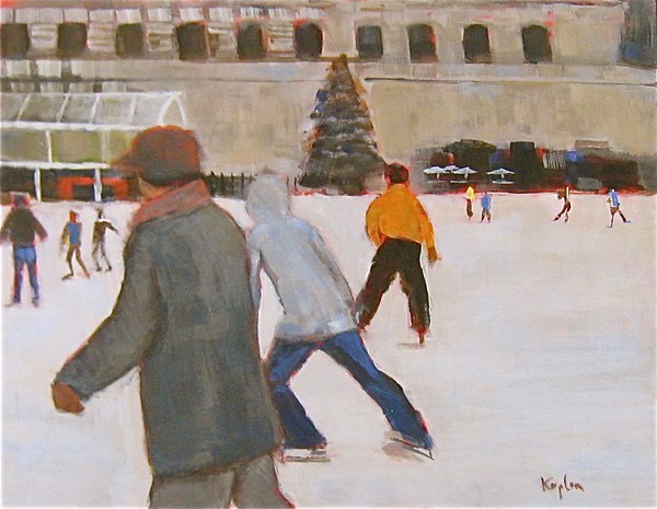 Skating at Bryant Park
