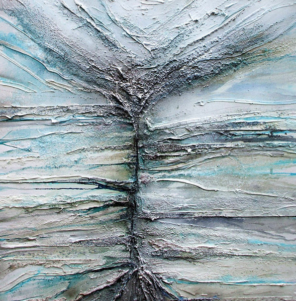 Belsay Quarry gardens Rock&Root series Blue/White
