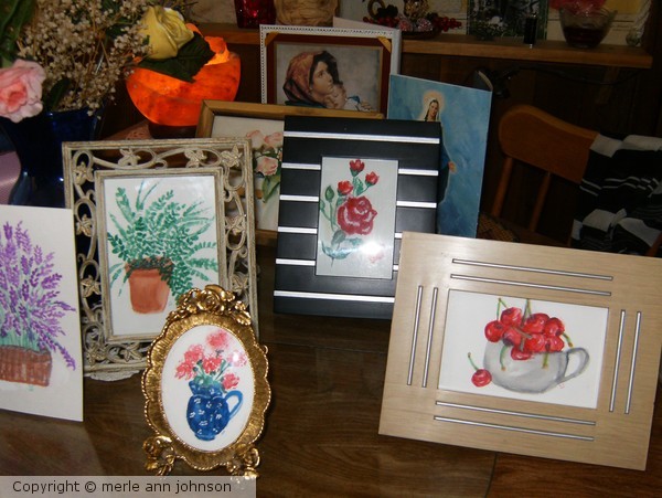Random shot of framed work
