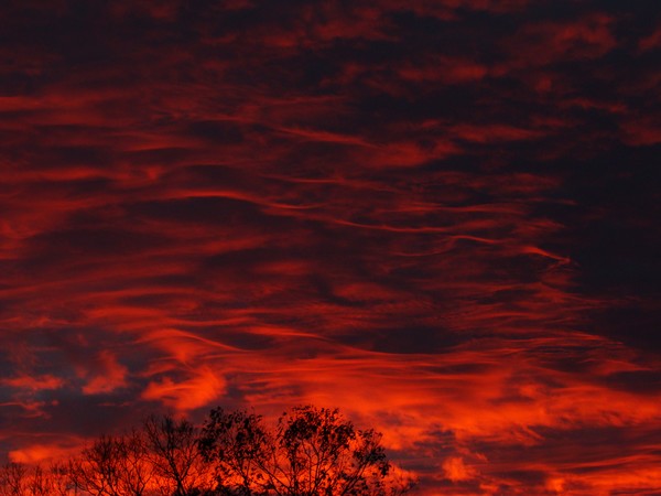 red sky