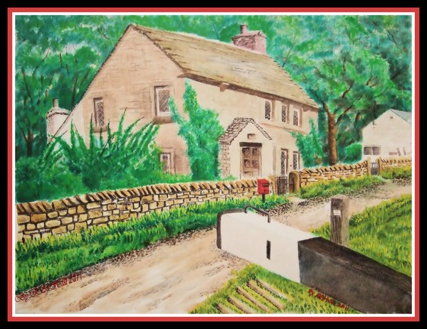 Peak district canal gatehouse, Marple. UK