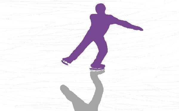 across the ice