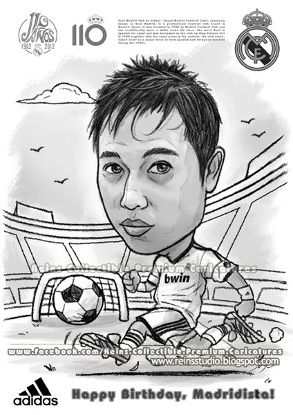 Caricature Mardrista Birthday By Reins Studio