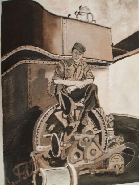 Uncle Loran on the Tashmoo 1936