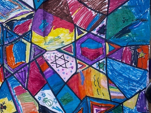 Colorful Star of David