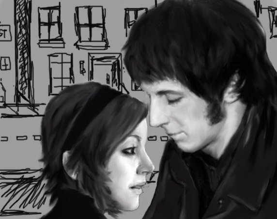 A distant background..