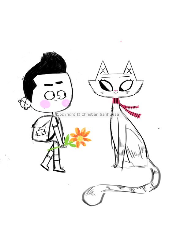 Kiddo and kittie lines