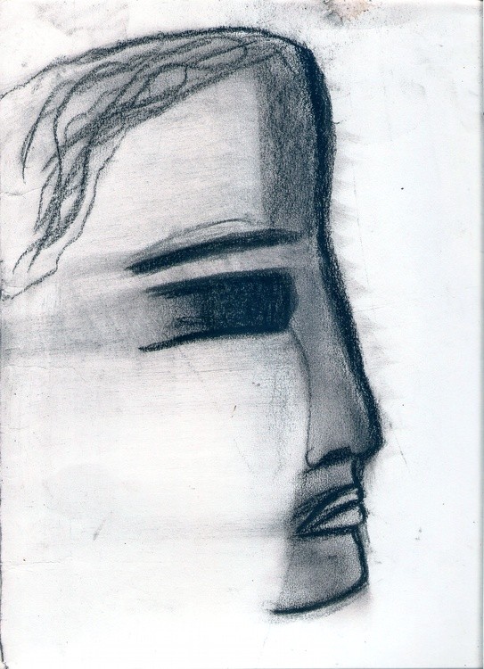 Drawing of Greek Statue