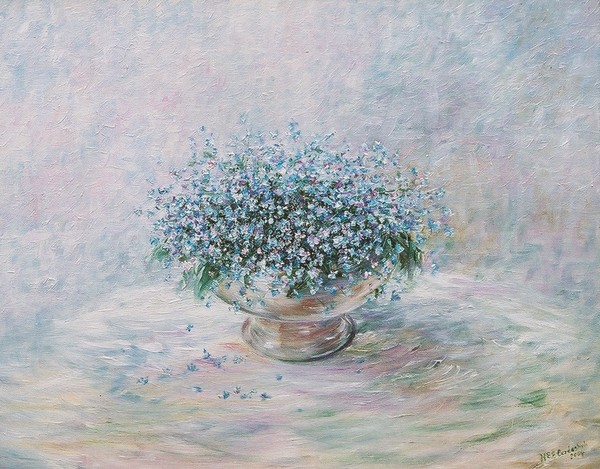 Blue flowers