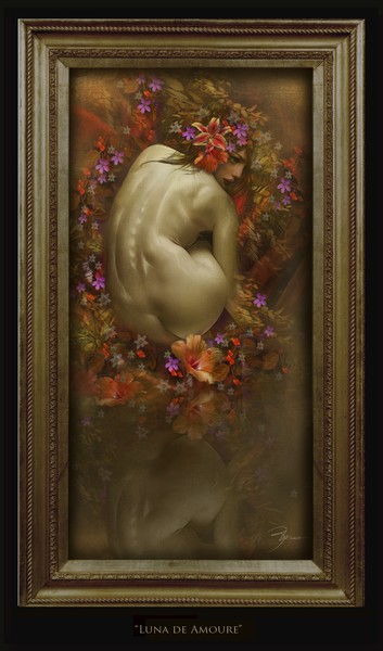 Luna de Amoure' framed