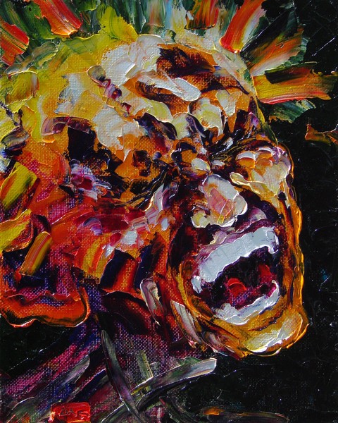 Pain (self-portrait)