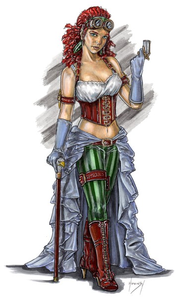 Emily, Steampunk Character