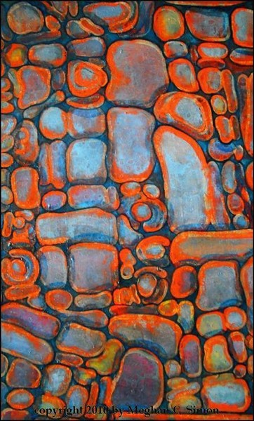 Original Abstract Oil Painting - Down with Orion