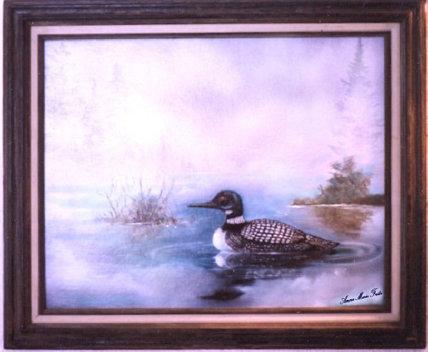 FOGGY MORNING LOON