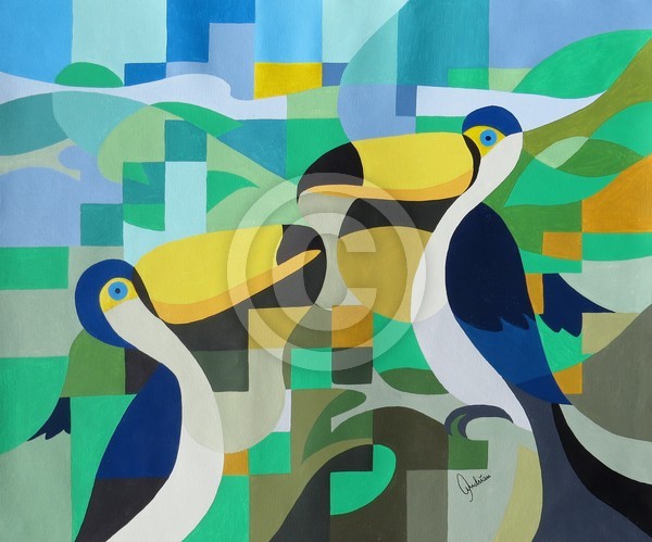 Blue Toucans