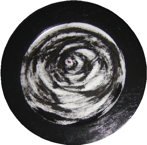 black swirl