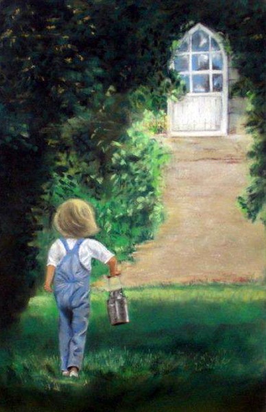Delivering the milk