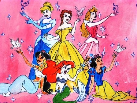 princesses, children