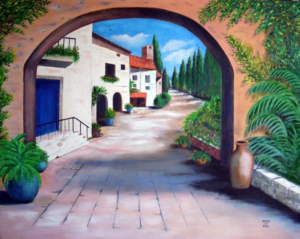 Andalusian porch