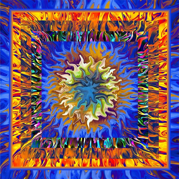 Hot Sun. Batik