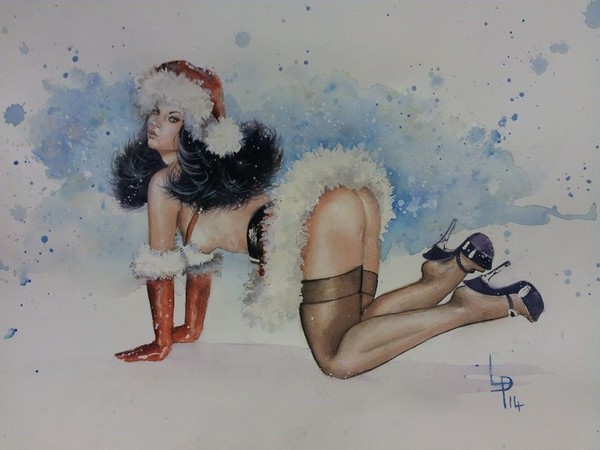 Xmas Pin Up