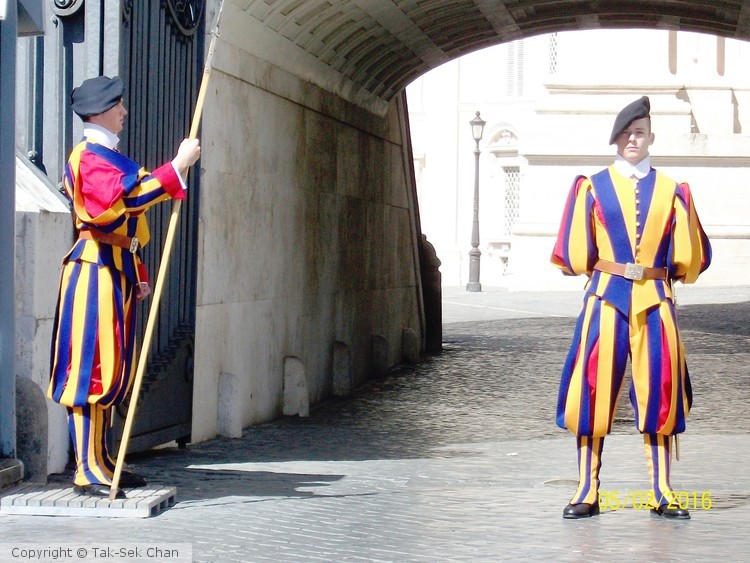 Swiss Guards, Vatican, May 2, 2016