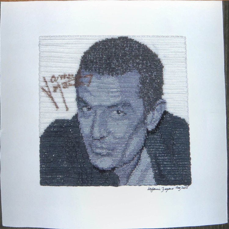 James Marsters Crochet Portrait, 2015