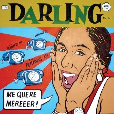 Me Quere Mereeer acrilico sobre lienzo 100 x100 cm