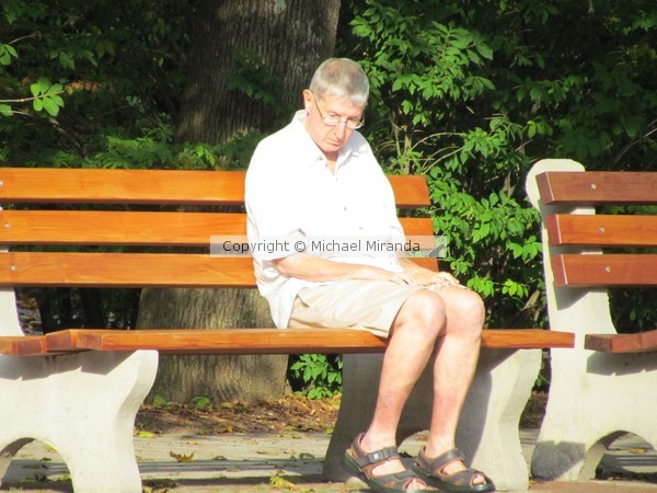 Man On Bench