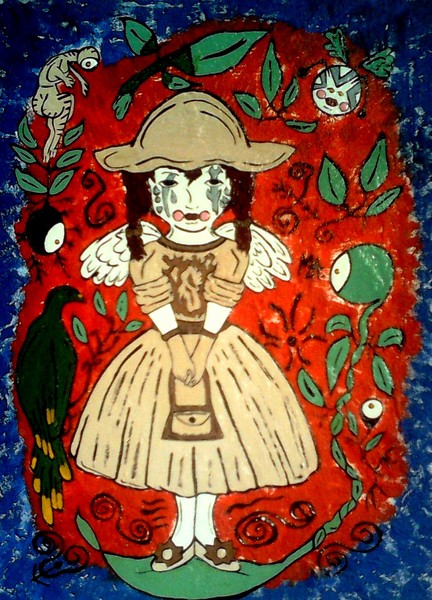 a menina e o vestido novo