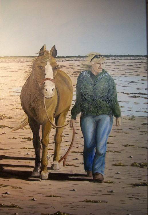 Patty on the beach